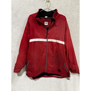 Vintage Ohio State Buckeyes Jacket Mens‎ Extra Large XL Red Coat Puffer Pro Edge